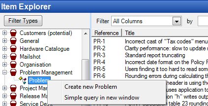 CI Explorer - Type