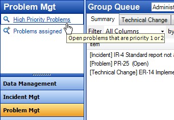 Shortcut Bar - Private Query