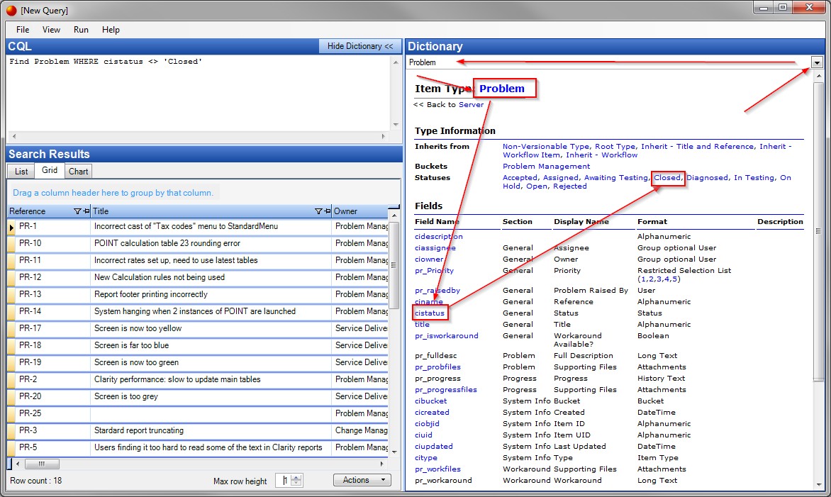 CQL Example